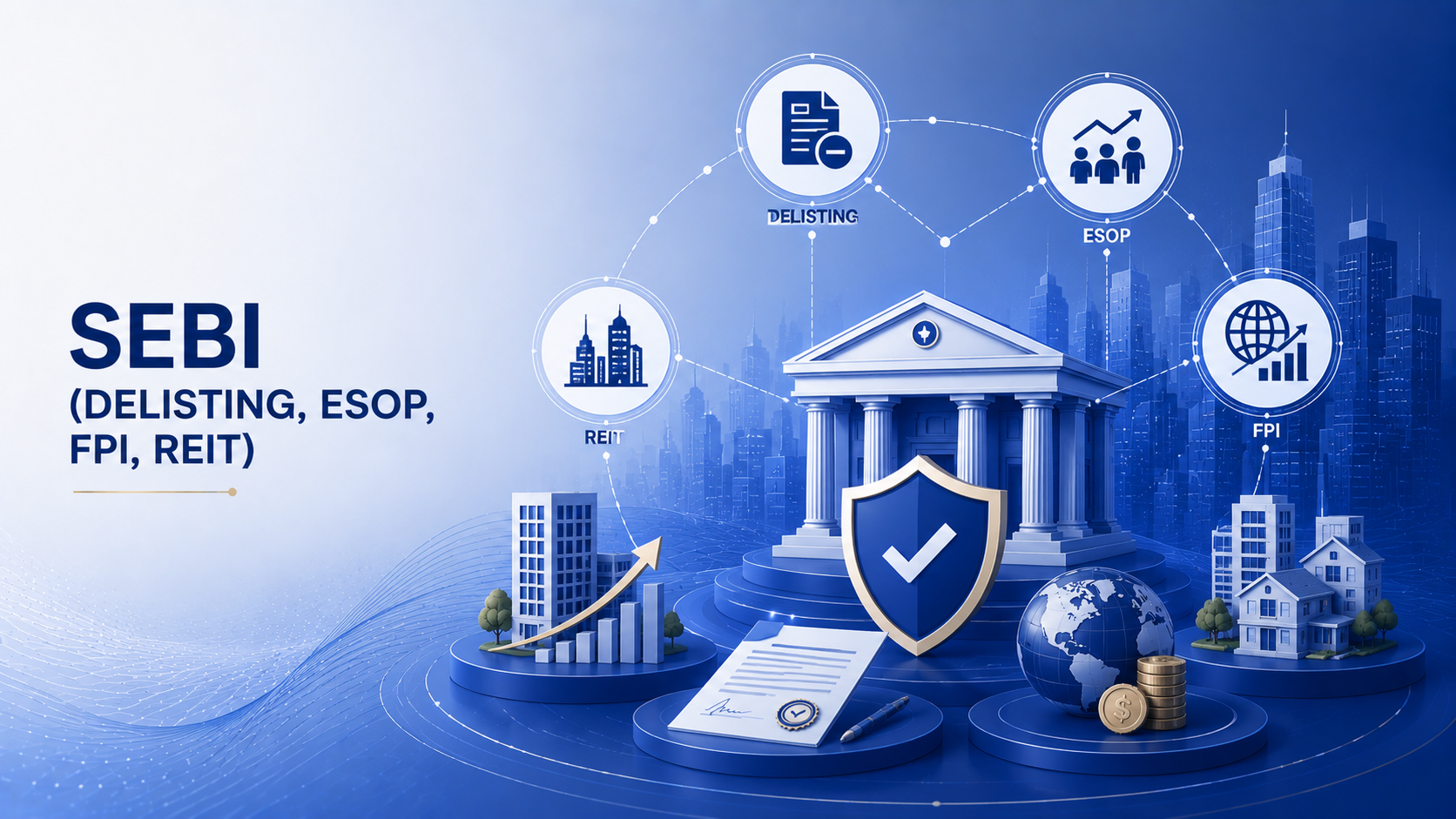 SEBI (Delisting, ESOP, FPI, REIT)
